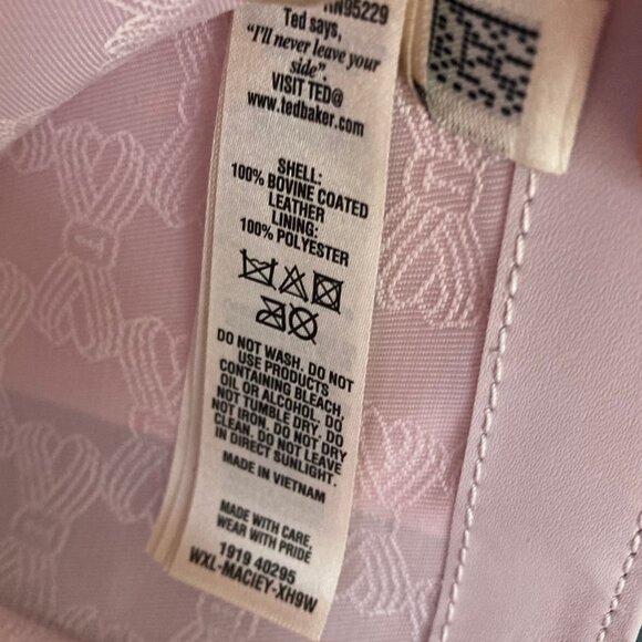 Ted Baker London Pink Wallet Maciey Bobble Small Leather Purse Barbie Core NWOT - Picture 13 of 16